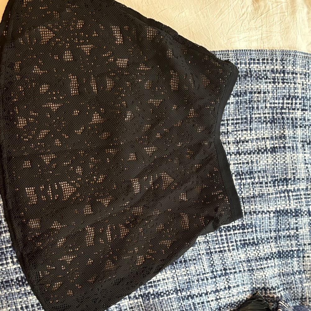 Ann Taylor Black Lace Skirt